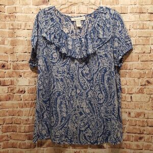 Pretty Paisley Print Top